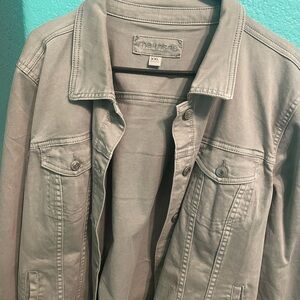 Maurices olive green Denim Jacket XXL